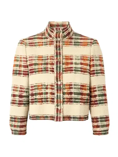 Loro Piana Striped Wool-bouclé Jacket | Thumbnail 1
