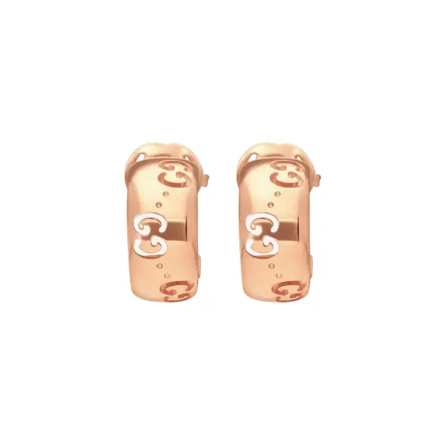Gucci Gucci Icon 18K Rose Gold Hoop Earrings by The Solist