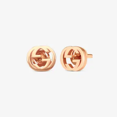 Gucci Gucci Interlocking G 18K Rose Gold Stud Earrings by The Solist | Thumbnail 2 Gucci Gucci Interlocking G 18K Rose Gold Stud Earrings by The Solist | Thumbnail 2