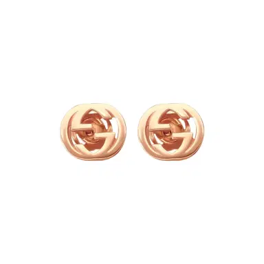 Gucci Gucci Interlocking G 18K Rose Gold Stud Earrings by The Solist | Thumbnail 1 Gucci Gucci Interlocking G 18K Rose Gold Stud Earrings by The Solist | Thumbnail 1