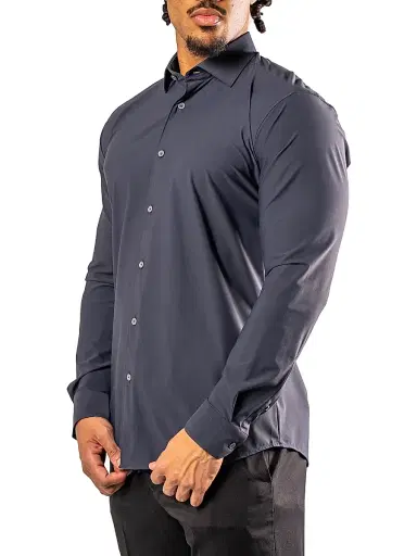 Maceoo Men's Fibonacci Stretch Shirt - Grey - Size XXXL | Thumbnail 3 Maceoo Men's Fibonacci Stretch Shirt - Grey - Size XXXL | Thumbnail 3