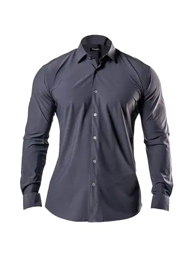 Maceoo Men's Fibonacci Stretch Shirt - Grey - Size XXXL | Thumbnail 1 Maceoo Men's Fibonacci Stretch Shirt - Grey - Size XXXL | Thumbnail 1