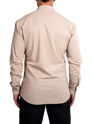 Maceoo Men's Fibonacci Stretch Euro Shirt - Brown - Size XXXL | Thumbnail 6