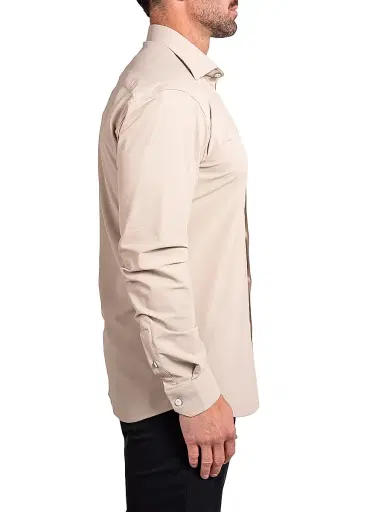 Maceoo Men's Fibonacci Stretch Euro Shirt - Brown - Size XXXL | Thumbnail 7
