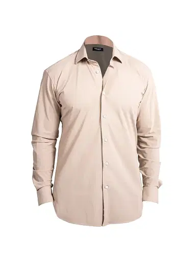 Maceoo Men's Fibonacci Stretch Euro Shirt - Brown - Size XXXL | Thumbnail 1