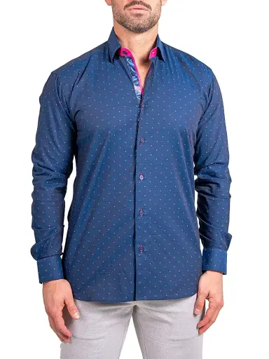 Maceoo Men's Fibonacci Ascension Shirt - Blue - Size XXXL | Thumbnail 2