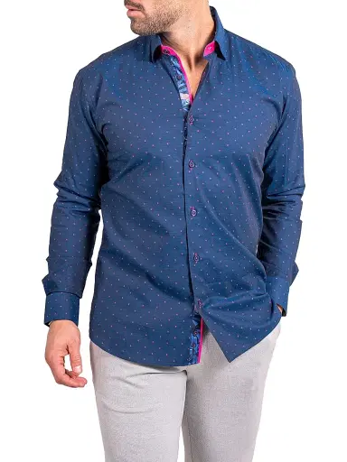 Maceoo Men's Fibonacci Ascension Shirt - Blue - Size XXXL | Thumbnail 3