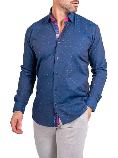 Maceoo Men's Fibonacci Ascension Shirt - Blue - Size XXXL | Thumbnail 4