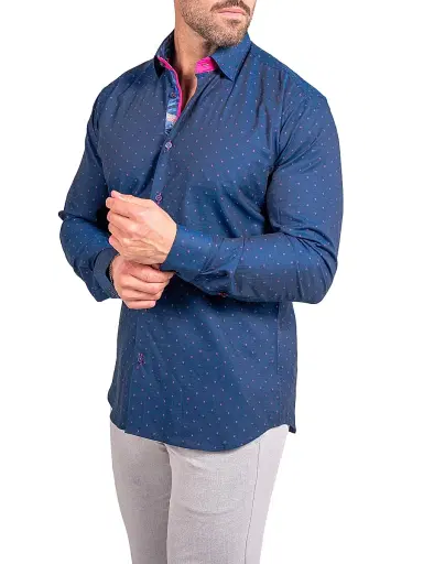 Maceoo Men's Fibonacci Ascension Shirt - Blue - Size XXXL | Thumbnail 5