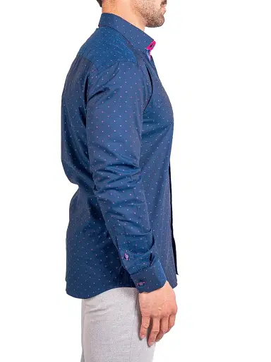 Maceoo Men's Fibonacci Ascension Shirt - Blue - Size XXXL | Thumbnail 7
