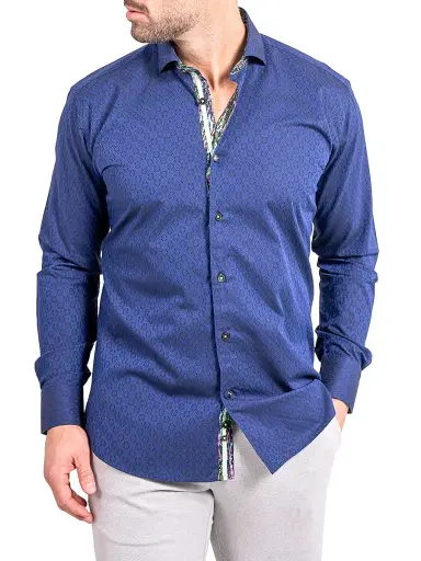 Maceoo Men's Einstein Ascension Shirt - Blue | Thumbnail 3 Maceoo Men's Einstein Ascension Shirt - Blue | Thumbnail 3