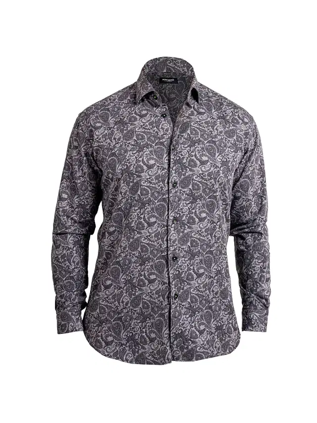 Maceoo Men's Fibonacci Ascension Shirt - Grey