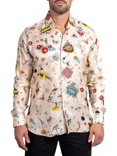 Maceoo Men's Fibonacci Ascension Shirt | Thumbnail 2 Maceoo Men's Fibonacci Ascension Shirt | Thumbnail 2
