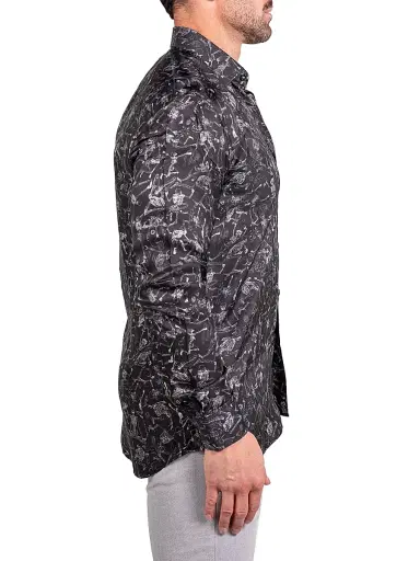 Maceoo Men's Fibonacci Ascension Shirt - Black - Size XXL | Thumbnail 4