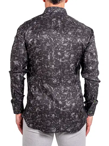 Maceoo Men's Fibonacci Ascension Shirt - Black - Size XXL | Thumbnail 6