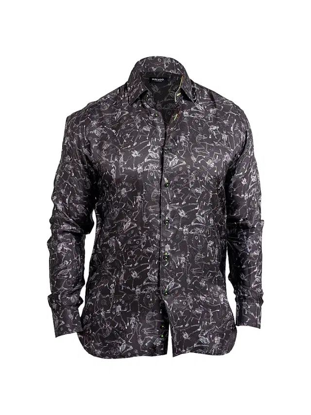 Men's Fibonacci Ascension Shirt - Black