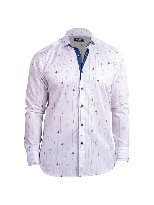 Maceoo Men's Einstein Ascension Shirt - White