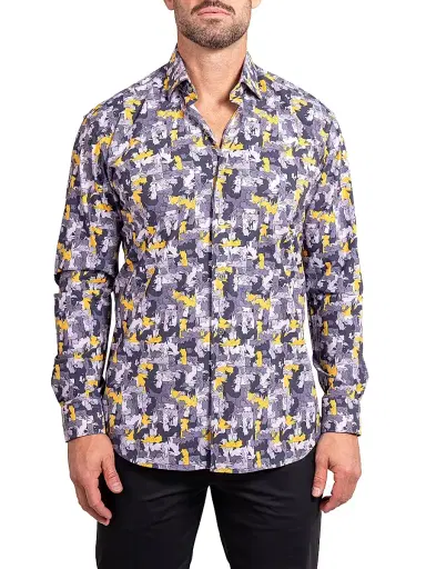 Maceoo Men's Fibonacci Stretch Ascension Shirt | Thumbnail 2 Maceoo Men's Fibonacci Stretch Ascension Shirt | Thumbnail 2