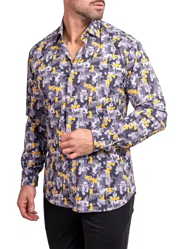 Maceoo Men's Fibonacci Stretch Ascension Shirt | Thumbnail 5 Maceoo Men's Fibonacci Stretch Ascension Shirt | Thumbnail 5