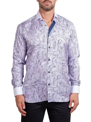Maceoo Men's Einstein Ascension Shirt - White | Thumbnail 2 Maceoo Men's Einstein Ascension Shirt - White | Thumbnail 2