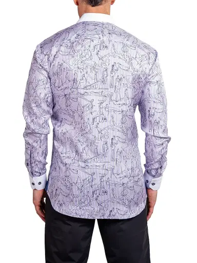 Maceoo Men's Einstein Ascension Shirt - White | Thumbnail 6 Maceoo Men's Einstein Ascension Shirt - White | Thumbnail 6