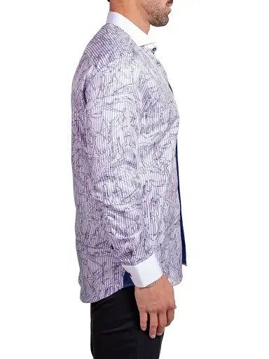 Maceoo Men's Einstein Ascension Shirt - White | Thumbnail 7 Maceoo Men's Einstein Ascension Shirt - White | Thumbnail 7