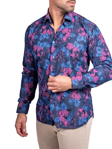 Maceoo Men's Engineered Ascension Shirt - Blue - Size XXXL | Thumbnail 5 Maceoo Men's Engineered Ascension Shirt - Blue - Size XXXL | Thumbnail 5