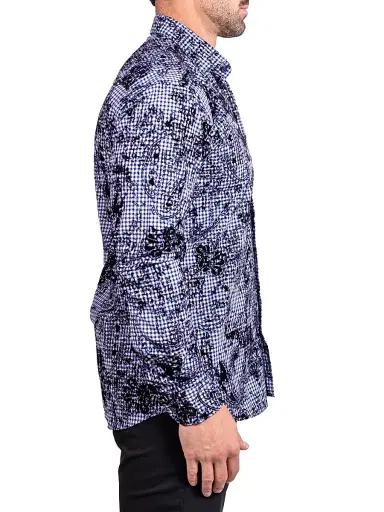 Maceoo Men's Fibonacci Ascension Shirt - Blue - Size XXXXL | Thumbnail 4