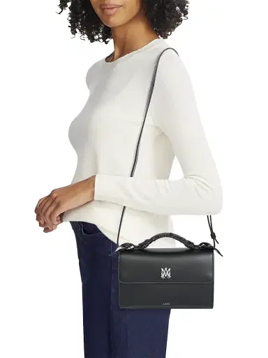 Amiri Women's MA Leather Top Handle Bag - Black | Thumbnail 2