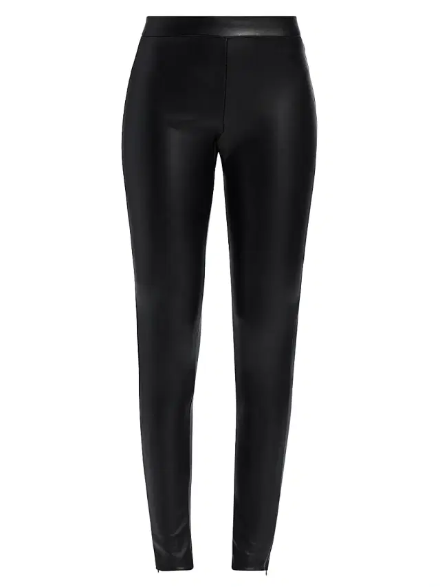 Generation Love Women's Josie Faux-Leather Crop Leggings - Black