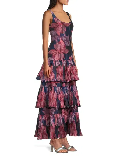 Hutch Women's Luna Floral Tiered Maxi Dress | Thumbnail 4 Hutch Women's Luna Floral Tiered Maxi Dress | Thumbnail 4