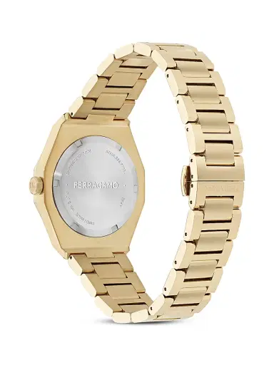FERRAGAMO Men's Versilia Goldtone Ion-Plated Stainless Steel Bracelet Watch/40MM - Gold | Thumbnail 4