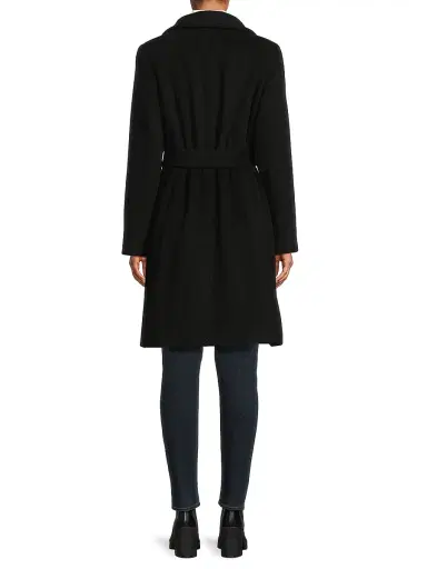Milly Women's SB Wool-Blend Coat - Black | Thumbnail 5 Milly Women's SB Wool-Blend Coat - Black | Thumbnail 5