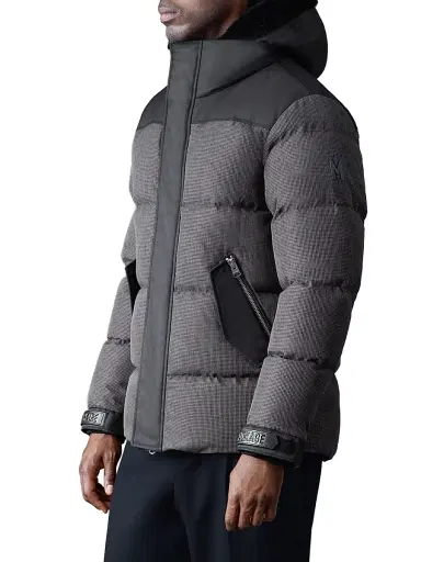 Mackage Men's Riley-MHT Quilted Down Jacket - Carbon Multi Black | Thumbnail 3 Mackage Men's Riley-MHT Quilted Down Jacket - Carbon Multi Black | Thumbnail 3