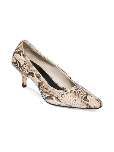 Bernardo 1946 Women's Manu Elastic Pumps - Natural Snake | Thumbnail 2