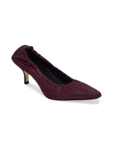 Bernardo 1946 Women's Manu Elastic Pumps - Dark Plum | Thumbnail 2