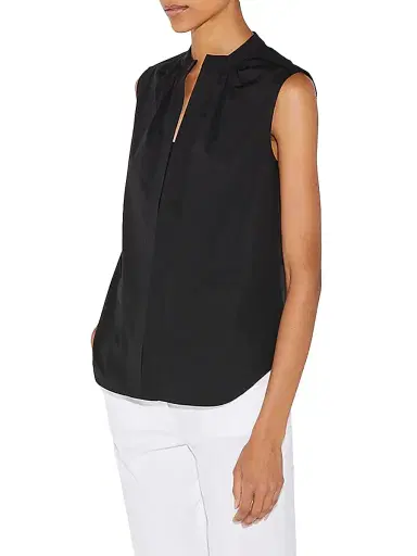 CALLAS MILANO Women's Olympia Sleeveless Poplin Top - Black - Size 2 | Thumbnail 2 CALLAS MILANO Women's Olympia Sleeveless Poplin Top - Black - Size 2 | Thumbnail 2