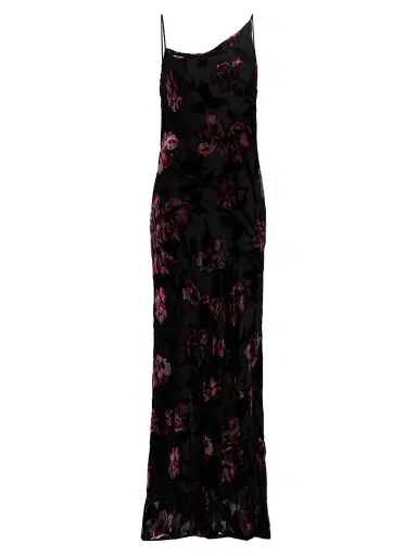 Sabina Musáyev Women's Alenoy Floral Velvet Gown - Black - Size Large | Thumbnail 1 Sabina Musáyev Women's Alenoy Floral Velvet Gown - Black - Size Large | Thumbnail 1