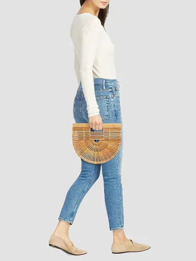 Cult Gaia Women's Gaia's Ark  Top-Handle Bag - Natural | Thumbnail 2