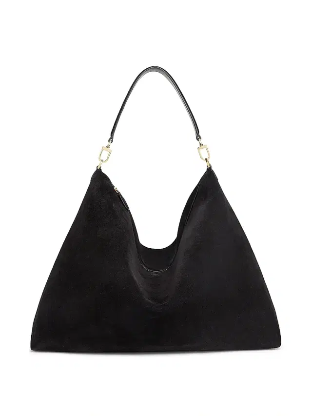 Toteme Women's Suede Scoop Tote Bag - Black