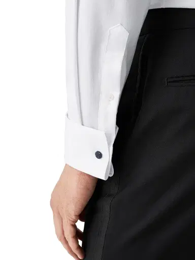 Eton Men's Contemporary-Fit Fly Front Formal Shirt - White - Size 15 | Thumbnail 6 Eton Men's Contemporary-Fit Fly Front Formal Shirt - White - Size 15 | Thumbnail 6
