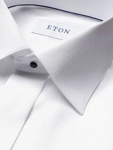 Eton Men's Contemporary-Fit Fly Front Formal Shirt - White - Size 15 | Thumbnail 7 Eton Men's Contemporary-Fit Fly Front Formal Shirt - White - Size 15 | Thumbnail 7
