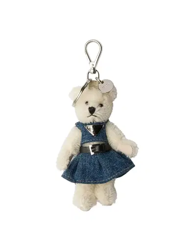 Prada Teddy Bear Bag Charm with Metal Ring | Thumbnail 1 Prada Teddy Bear Bag Charm with Metal Ring | Thumbnail 1