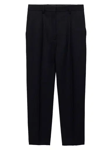Prada Women's Wool Rush Stitch Pants - Blue - Size 10 | Thumbnail 1