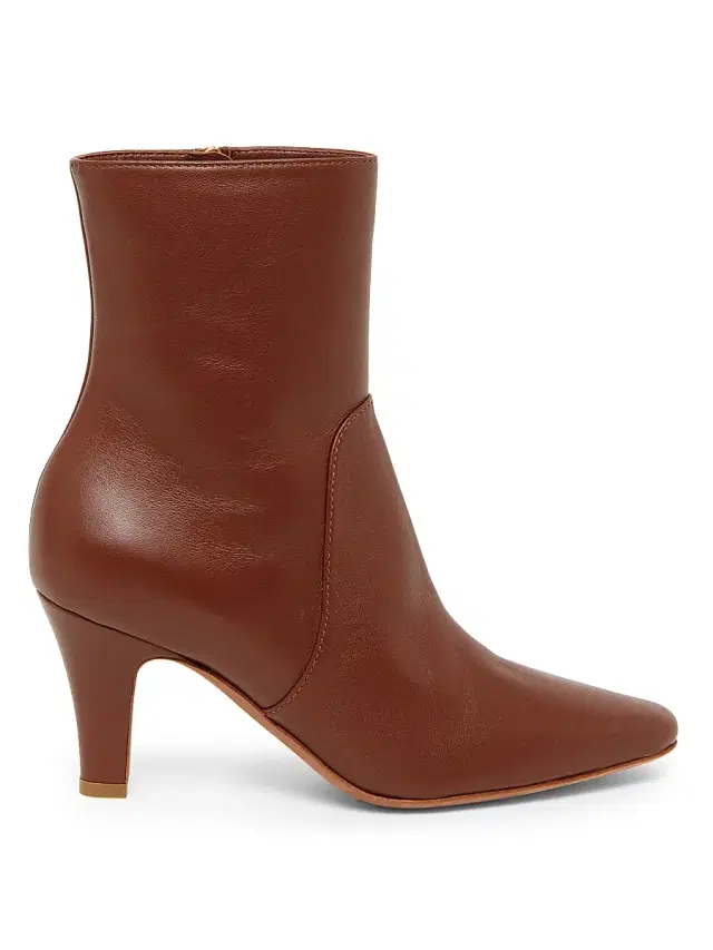 Women's Muse 75MM Leather Ankle Boots - Hide