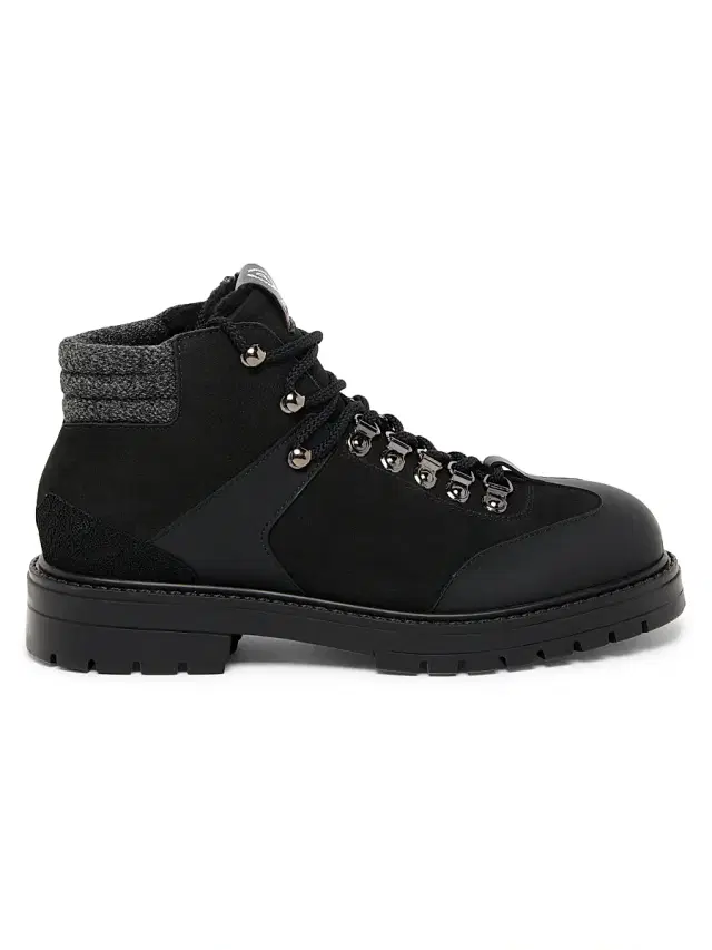 Men's Leather Ankle Boots - Black