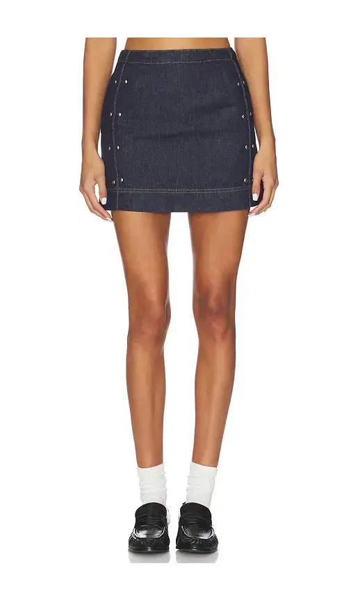 Aligne Hadley Denim Mini Skirt