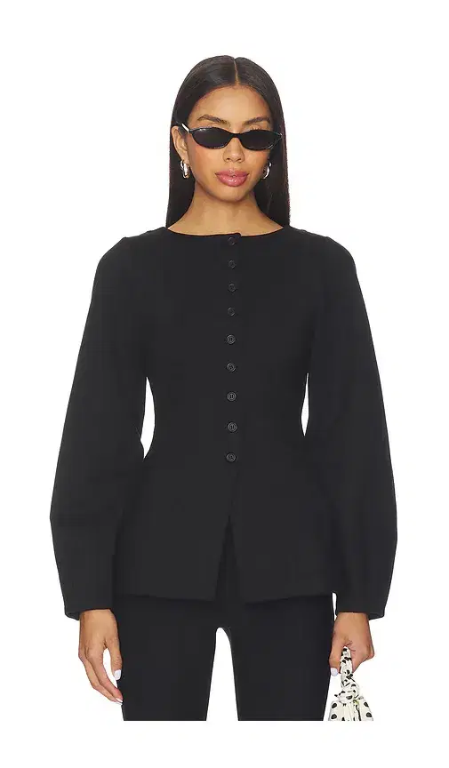 Bonnie Ponte Waisted Blazer