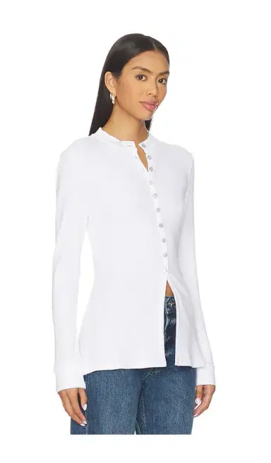 Aligne Daphne Rib Placket Top | Thumbnail 2