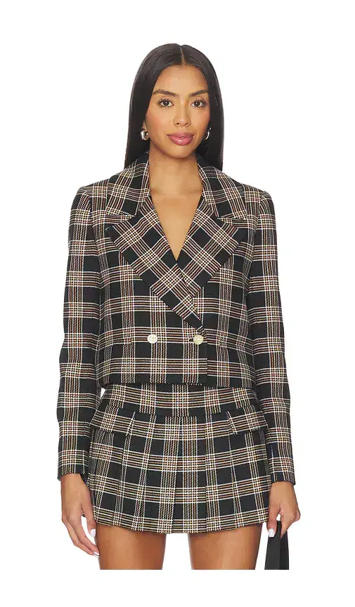 Alice + Olivia Alice + Olivia Avery Double Breasted Blazer
